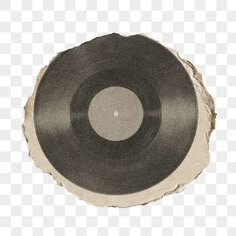 an old record on a piece of paper, with no background png and psd