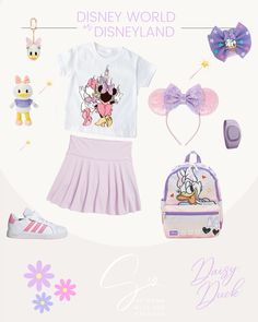 Get your little one ready for a magical day with the cutest Daisy Duck outfit and accessories for girls! Perfect for a fun day at the park, this look includes everything from bows to shoes, inspired by Daisy Duck's iconic style. Shop my LTK for all the essentials to complete this adorable Disney outfit. #DisneyStyle #DaisyDuck #DisneyKids ✨  Adidas Amazon Etsy Disney Store BaubleBar Old Navy Wal-Mart  Follow my shop @athome.withthestrohms on the @shop.LTK app to shop this post and get my exclusive app-only content!  #liketkit #LTKKids #LTKFamily #LTKKids #LTKTravel @shop.ltk https://liketk.it/4Ly87 Duck Outfit, Magic Kingdom Outfit, Disney Lifestyle