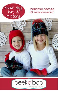 Baby Mittens Pattern, Different Hat Styles, Fleece Hat Pattern, Sewing Pattern Pieces, Boys Sewing Patterns, Fleece Hats, Ear Flap Hats, Baby Mittens, Fleece Hat