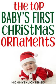 the top baby's first christmas ornaments