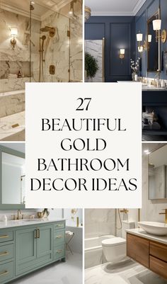 beautiful gold bathroom decor ideas cover