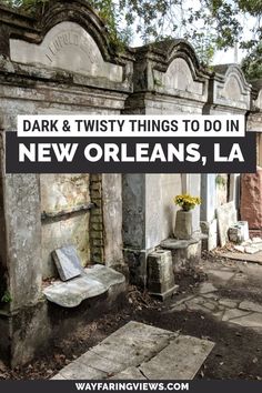 Dark & Twisty things to do in New Orleans New Orleans Trip, New Orleans Cemeteries, Road Trip Places