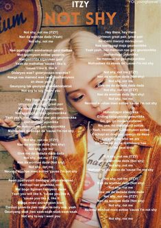 Itzy Lyrics, Pop Lyrics, Lyric Poster, G I Dle, Karaoke