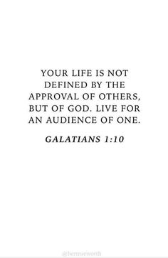 an image with the words galatians 1 10 in black and white on it