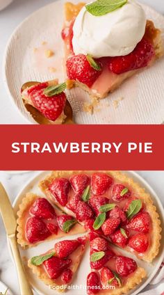 This sweet Strawberry Pie is the perfect dessert for those hot summer days!