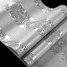 Grey 3D Victorian Damask Embossed Wallpaper Roll Home Decor Living Room Bedroom Wall Coverings Wallpaper Wall Living Room, Living Room Decor Silver, Wall Wallpaper Design, Silver Living Room Decor, Grey Damask Wallpaper, Wallpaper Feature Wall, Wood Panel Wallpaper, Wall Living Room Decor, Need Wallpaper