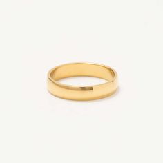 Elevate your style with our Band Ring, the perfect accessory to add a touch of elegance to any outfit.This ring is both timeless and versatile. Whether you're dressing up for a special occasion or adding a bit of sophistication to your everyday look, this ring is a must-have addition to your jewelry collection. Minimalist Thick Band Yellow Gold Midi Rings, Simple Gold Bands For Everyday, Minimalist Yellow Gold Midi Rings With Thick Band, Simple Design Gold Bands For Everyday, Stackable Thick Band Midi Rings For Everyday, Everyday Stackable Midi Rings With Thick Band, Everyday Stackable Thick Band Midi Rings, Gold Stackable Rings With Thick Band For Everyday, Minimalist Gold Band For Everyday Wear