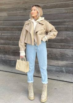 Winter Fashion Outfits Casual, Beige Outfit, Cold Outfits, Elegante Casual, Looks Chic, Casual Winter Outfits, Autumn Outfit, Winter Fashion Outfits, Looks Vintage