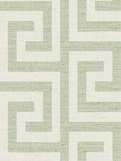 LN41204 Seabrook Textured Greek Key Green Wallpaper Green Grass Cloth Wallpaper, Grasscloth Wallpaper Dining Room, Bar Wallpaper, Valley Wallpaper, Foyer Wallpaper, Anaglypta Wallpaper, August Wallpaper, Powder Bathroom, Lillian August