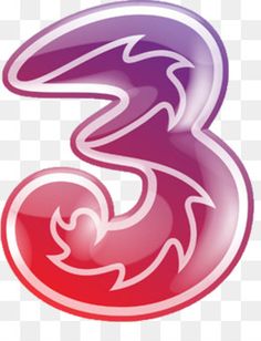 the letter s in purple and red with an image of a bird on it's back