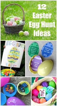 easter egg hunt ideas for kids to play with and learn how to make them at home