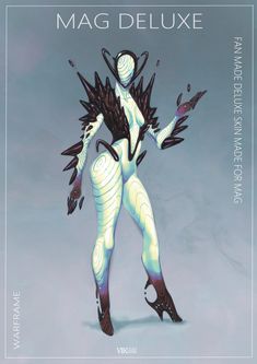 Warframe Characters, Ferro Fluid, Fantasy Species, Gaming Fanart, Armor Suit, Cosmic Dust, Warframe Art, Black Cloak, Speculative Fiction