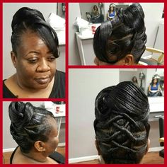 Twisted Bun Updo For Black Women, Crown Rolls Braids Black Hair, French Roll Hairstyle For Black Women 90s, Flat Twist Updo Natural Hair, French Roll Hairstyle For Black Women, French Roll Updo Black, Loc French Roll Updo, Braided Updo Natural Hair