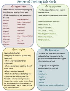 four different types of prepositions with the words and phrases in each one on them