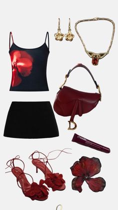 No 6, Concert Fits, Style Change, Marbella, Dark Red, Concert