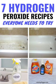 seven hydrogen peroxide recipes that everyone needs to try in the kitchen and bathroom