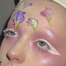 Faerie Makeup, Fairy Make-up, Model Tips, Shared Closet, Alt Makeup, White Eyeliner, Ethereal Makeup