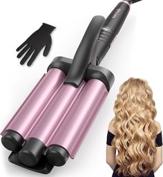 Buy now from Amazon

Purchase link in bio


About this item
Make Waves Hair Faster: The beach wave curling iron boasts 3 extra-long barrels, designed to heat longer hair lengths evenly and faster to get tighter, deeper, longer-lasting beach waves.
Get 5 Types Of Gorgeous Curls: Customize your curls with hair waver 3 barrel and 4 curling wand to switch up your different hairstyles everyday, easy to use for beginners.
Achieve Salon-Grade Curls: The wand curling iron 30s instant heat up, get the salon-grade curls in the comfortable home, save time and money with the interchangeable curling wand set, enjoy the fun of DIY hairstyle with this crimper hair iron.
Worry No More About Hair Damage: Adjustable heat setting at 2 temperatures, the ceramic curling wand set create good curling 3 Barrel Curling Iron, Crimping Iron, Barrel Curling Iron