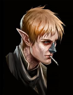 ArtStation - Warhammer portraits , Michał Sowa Dnd Character Portraits, Dungeons And Dragons Npc, Npc Rpg, Npc Ideas, Heroic Fantasy, Rpg Characters, Fantasy Portraits, Arte Cyberpunk, Fantasy Races