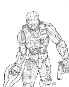 Master Chief- pencils by MikeDimayuga on DeviantArt Master Chief Cosplay, Halo Drawing, Master Chief Armor, Master Chief Costume, Master Chief And Cortana, Halo Drawings, Halo Spartan, Halo Series, Halo Master Chief