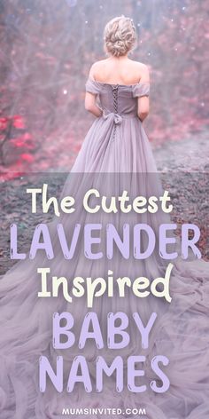 the cutest lavender inspired baby names