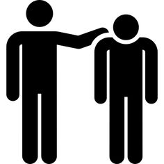 two people pointing at each other in black and white, with one person holding out his hand