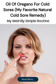 Save this pin to learn how I use oil of oregano for cold sores. If you’re looking for a natural cold sore remedy that packs a punch, this might become one of your favorites, too.