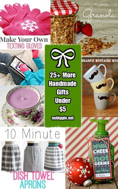 there are many handmade gifts under $ 5