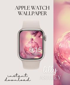 Christmas Wallpaper Watch, Apple Watch Screen Saver, Apple Watch Christmas Wallpaper, Christmas Apple Watch Face, Pretty Apple Watch, Christmas Trees Wallpaper, Womens Apple Watch, Watch Wallpaper Apple, Holidays Aesthetic