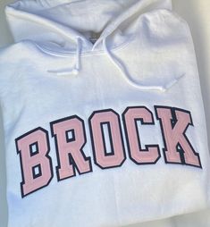 * customizable tackle twill text and colours  * unisex fit 50/50 cotton poly blend hoodie Hip Hop Hoodie With Letter Print For College, Hip Hop Letter Print Hoodie For College, Hip Hop Style College Hoodie With Letter Print, White Cotton Hoodie For Game Day, College Varsity Hoodie With Letter Print, Varsity Hoodie With Letter Print For Sports Events, Varsity Letter Print Hoodie For College, Varsity Letter Print Hoodie For Sports Events, Varsity Style Letter Print Hoodie For College