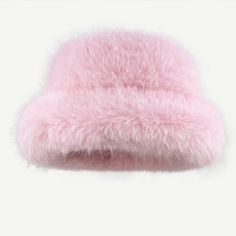 42033742610479 Pink Brimmed Bucket Hat For Winter, Pink Winter Bucket Hat With Short Brim, Winter Bucket Hat With Faux Fur Lining, Pink Winter Bucket Hat, Pink Winter Bucket Mini Hat, Winter Pink Cap, Pink Short Brim Winter Hat, Pink Winter Hat With Short Brim, Pink Hats For Cold Weather In Winter