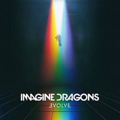 the cover art for imagine dragon's evlive album, with an image of a