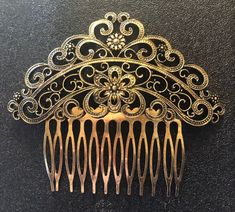 Hairstyle Low Bun, Spanish Hairstyles, Spanish Flamenco, Antique Hair Combs, Vintage Comb, Silver Hair Comb, Rhinestone Hair Comb, Vintage Hair Combs, Edwardian Jewelry