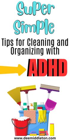 14 Tips for Cleaning and Organizing With ADHD - deemiddleton.com Murphys Oil Soaps, Closet Checklist, House Declutter, Fall Home Maintenance, Closet Declutter