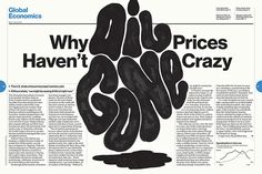 an article in the global economic magazine, which features black and white text that reads why haven't prices crazy