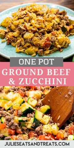 one pot ground beef and zucchini is the perfect side dish for any meal