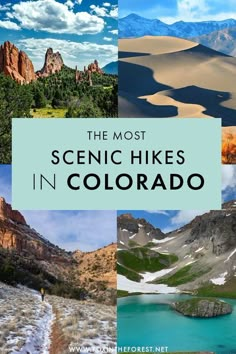 the most scenic hikes in colorado