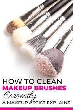 How Often To Clean Makeup Brushes, Diy Makeup Brush Cleaner, How To Wash Makeup Brushes, Diy Makeup Brush, Clean Cosmetics, Makeup Brush Cleaner, How To Clean Makeup Brushes