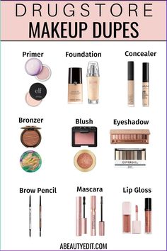 22 Best Drugstore Makeup Dupes Of 2024 Luxury Makeup Products, Drugstore Makeup Products, Covergirl Mascara, No Make Up Make Up Look, Luminous Makeup, Make Up Tutorials, Best Drugstore Makeup, High End Makeup, Affordable Makeup