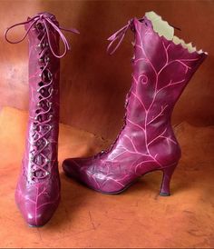 Leaf Boots, Fairy Boots, Fantasy Boots, Fairy Shoes, Pixie Hollow, Fairy Fashion