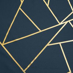 gold lines on a dark blue background that looks like it has been made out of paper