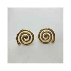 These spiral earrings resemble a coiled snake. Spirals are symbol of long life. The earrings are 24K Gold Plated and handcrafted in Colombia. . Gold Minimalist Spiral Wrap Earrings, Minimalist Gold Spiral Wrap Earrings, Spiral Gold-plated Jewelry, Gold Spiral Jewelry, Gold Spiral Minimalist Earrings, Minimalist Gold Spiral Earrings, Gold Plated Spiral Earrings, Spiral Brass Jewelry, Snake Draw