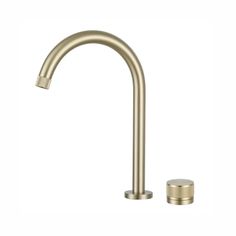 an image of a faucet in brushed brass