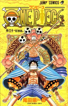 the cover to one piece magazine