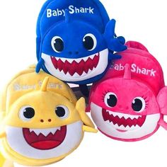 3-D baby shark Cartoon Plush Toddler Bag Kids Backpack Look cute on your kids Made of soft and safe material for your kids. There are 3 colors to choose Material: Plush Lining: 210D Polyester Size: 10" x 9" x 2 " Pattern Type: CARTOON Kids School Gifts, Paw Patrol Backpack, Shark Bag, Shark Backpack, Shark Plush, Boy And Girl Cartoon, Toddler Bag, Cartoon Bag, Animal Bag