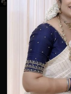 Magam Work Simple Designs, Blouse Design For Chubby Ladies, Silver Saree Blouse Design, Magam Work Blouses Latest Simple, Simple Blouse Work Designs, Aari Work Blouse Wedding