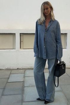 11 Classic Spring Outfit Ideas That Exude Quiet Luxury — Viveura Chique Outfit, All Jeans, Quiet Luxury, Outfit Inspo Fall, Denim Outfit, Summer Outfits Women