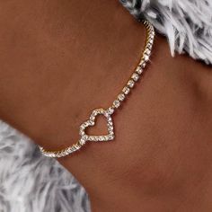 Anklet Bracelet Brand New 2024jl121 Trendy Anklets For Valentine's Day, Adjustable Ankle Bracelet For Party, Ankle Accessories, Rhinestone Anklet, Summer Beach Jewelry, Leg Chain, Heart Anklet, Women Anklets, Luxury Bracelet