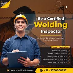 welding inspection poster