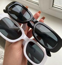 Bundled Black and White Sunglasses they are good for eye protection against the sun and cute Black And White Sunglasses, Sunglasses Luxury, White Sunglasses, Luxury Sunglasses, Retro Sunglasses, Sunglasses For Women, Eyewear Fashion, Small Frame, Eye Protection